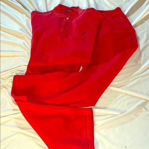 Ralph Lauren Polo Short Sleeve Shirt & Sweatpants